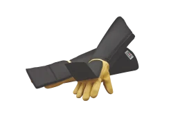Gants long avec coque (cuir/cordura/kevlar) - pour femme