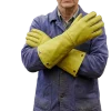 Gants long renforcé - cuir double peau - pour femme