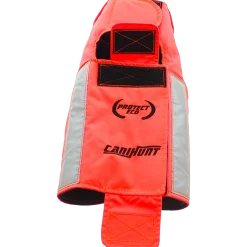 Gilet de protection chien en kevlar CANIHUNT DOG ARMOR, 75 cm, orange