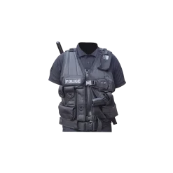 Gilet force intervention avec holster pour PA ou Taser (droitier)