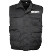 Gilet matelassé SECURITE, noir, taille S