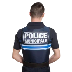 Gilet pare balle one +, homme, marine court