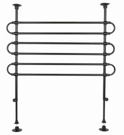 Grille de séparation voiture, largeur: 85-140 cm hauteur: 75-110 cm, noir