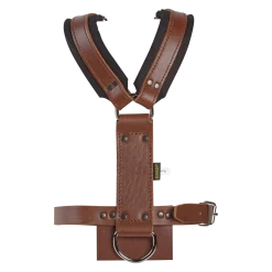 Harnais de motivation Luxe en cuir, taille 1, marron