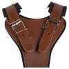 Harnais de motivation Luxe en cuiir, taille 2, marron