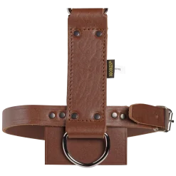 Harnais de motivation Luxe en cuiir, taille 2, marron