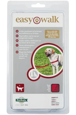 Harnais éducation Easy Walk, L rouge