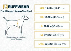 Harnais Front Range Ruffwear Coastal Mountains, Small
