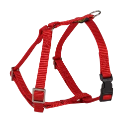 Harnais nylon 12 mm, rouge