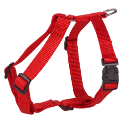 Harnais nylon 20 mm, rouge