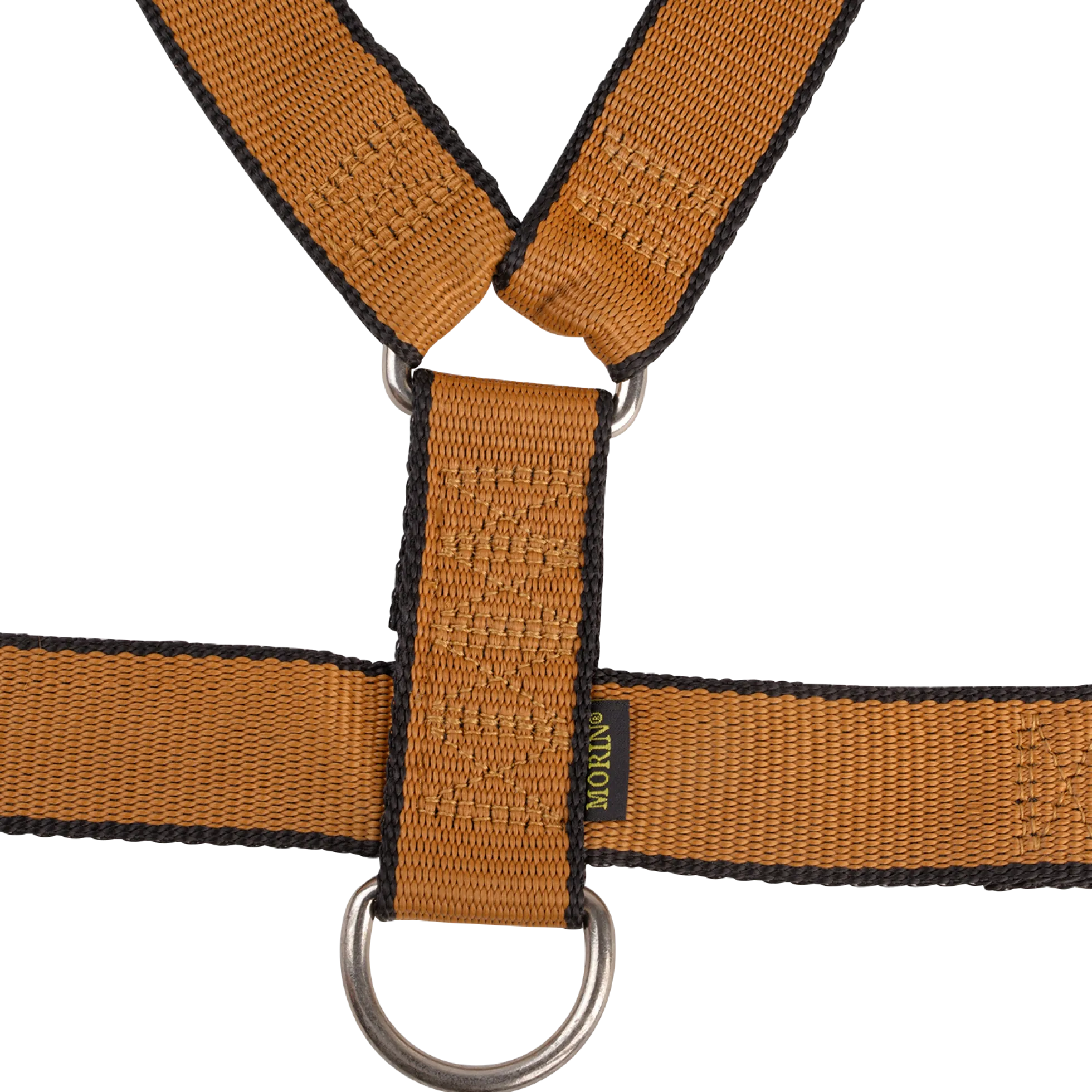 Harnais nylon Stripes 40 mm, taille 2, gold