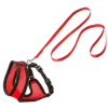 Harnais pour chat rouge / noir taille L