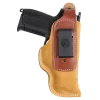 Holster ambidextre inside IA43 en cuir souple beige