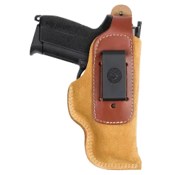 Holster ambidextre inside IA43 en cuir souple beige