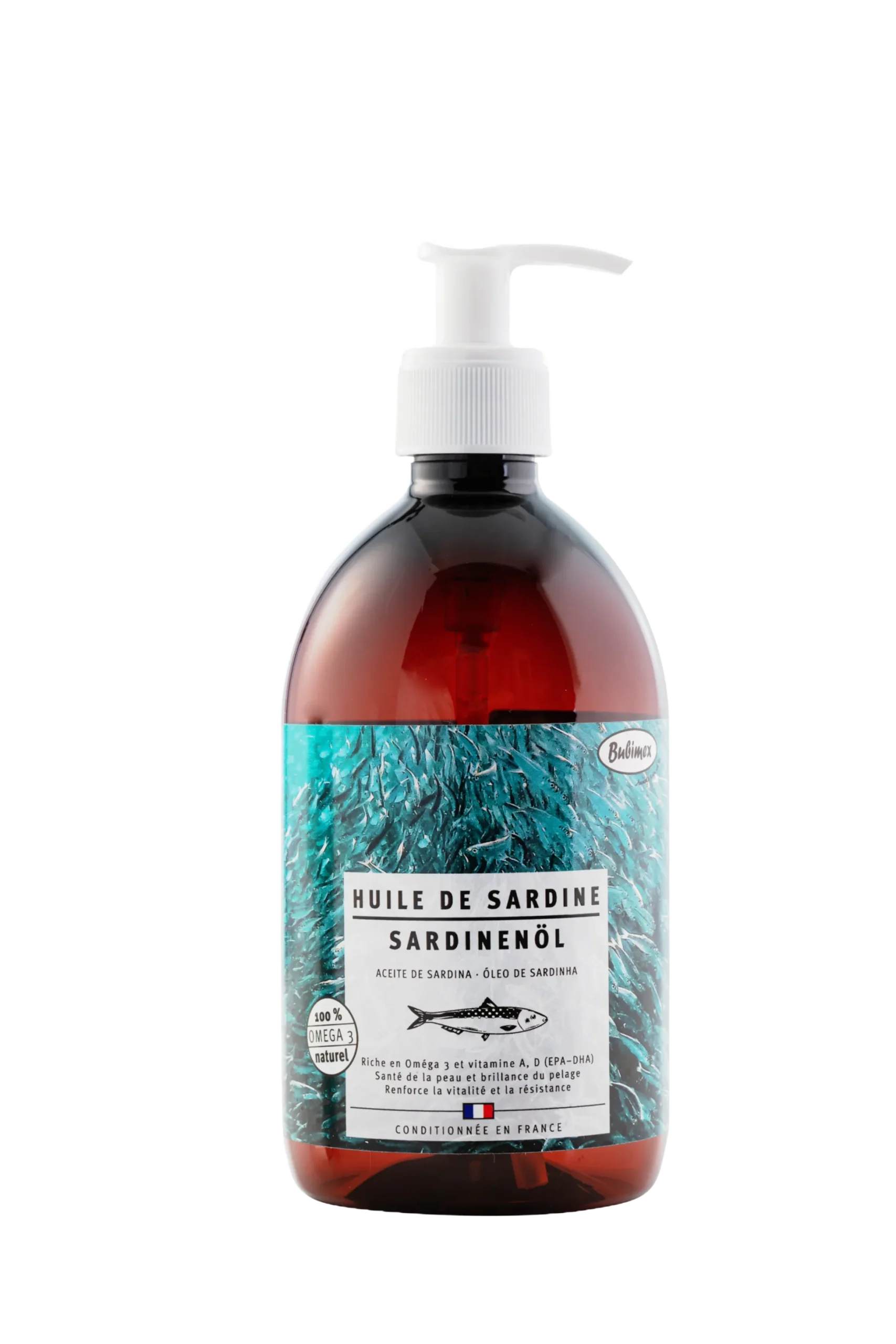 Huile de foie de sardine - 500 ml