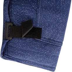 Jambière entrainement, chien adulte (à ouverture Velcro), toile Héritage Bleu