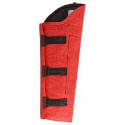 Jambière entrainement, chien adulte (à ouverture Velcro), toile Héritage Rouge