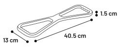 Jouet caoutchouc dur GIANT TUG 41.5 cm