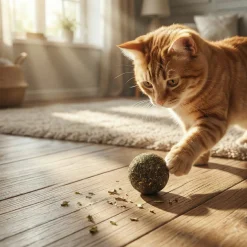 Jouet chat balle herbe à chat