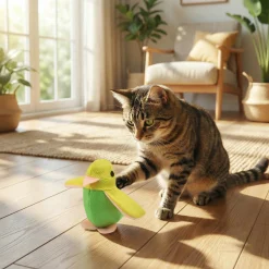 Jouet chat, oiseaux phosphorescent