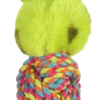 Jouet chien chenille peluche avec corde