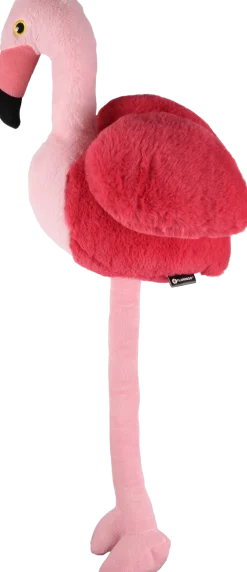 Jouet chien, peluche flamant rose