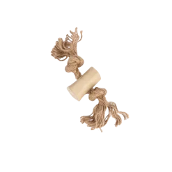 Jouet corde avec bois naturel M