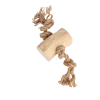 Jouet corde avec bois naturel L