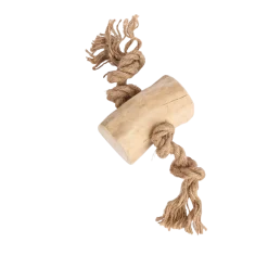 Jouet corde avec bois naturel L