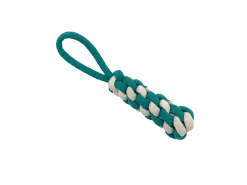 Jouet corde klyde bleu, S 14 cm