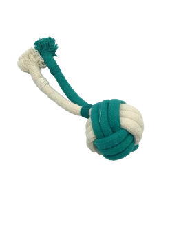 Jouet corde Komet bleu, M 19 cm