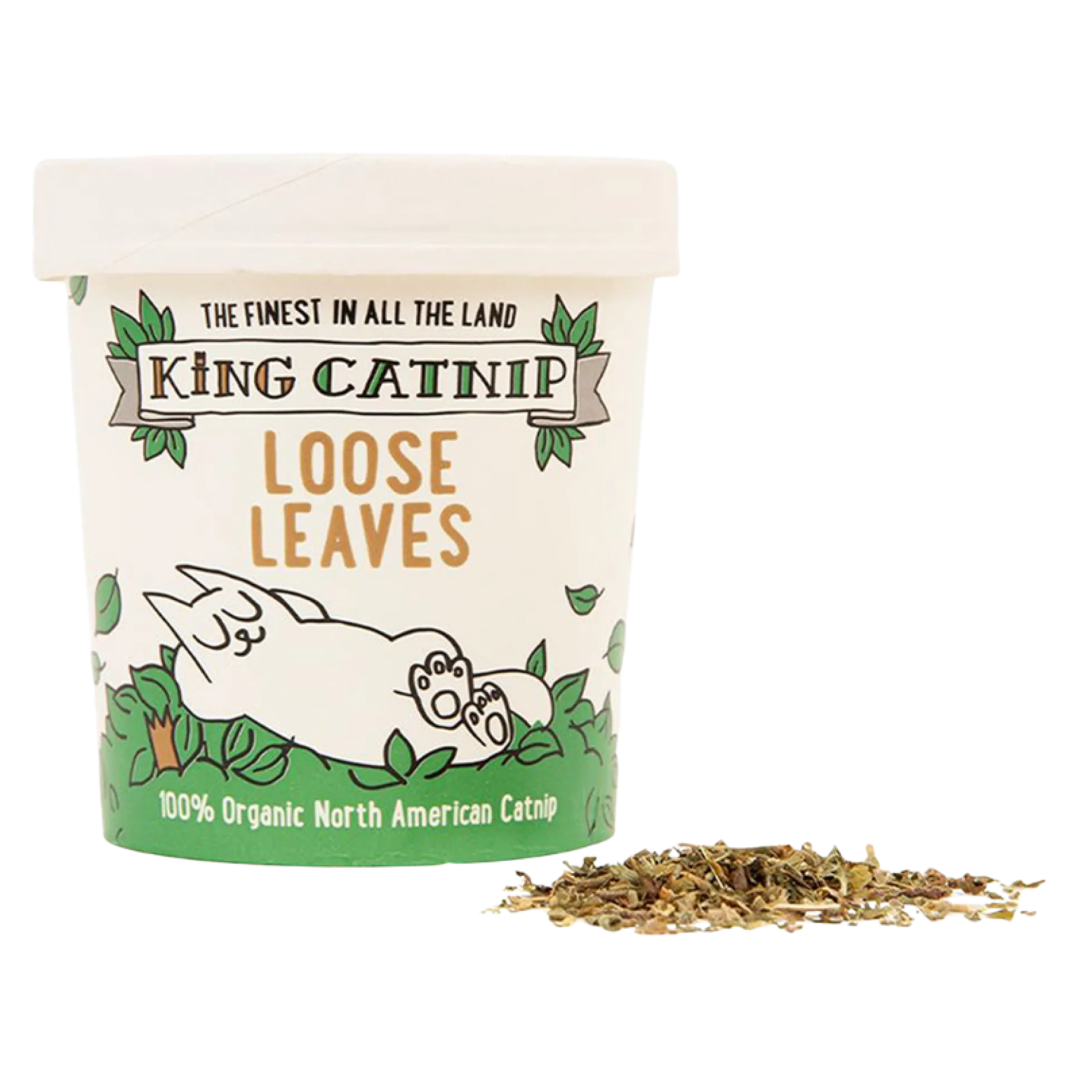 King Catnip Feuilles d'herbe à chat Catnip 400ml