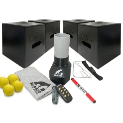 Kit 4 boites de détection HDPE + lanceur de balle BSD4
