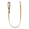 Laisse Biothane beige / tan 1 m x 12 mm - mousqueton nickelé