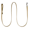 Laisse Biothane beige / tan 2 m x 12 mm - mousqueton nickelé