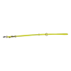 Laisse Biothane jaune multipositions 2 m x 16 mm - mousqueton nickelé