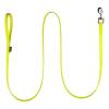 Laisse Biothane jaune 2 m x 16 mm - mousqueton nickelé