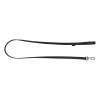 Laisse Biothane noire 1.50 m x 19 mm - mousqueton nickelé