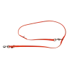 Laisse Biothane orange multipositions 2 m x 16 mm - mousqueton nickelé