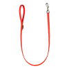 Laisse Biothane orange 1 m x 12 mm - mousqueton nickelé