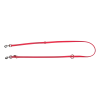 Laisse Biothane rose multipositions 2 m x 16 mm - mousqueton nickelé