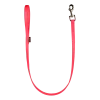 Laisse Biothane rose 1 m x 16 mm - mousqueton nickelé