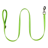 Laisse Biothane vert fluo 1.50 m x 16 mm - mousqueton nickelé