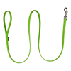 Laisse Biothane vert fluo 1.50 m x 12 mm - mousqueton nickelé