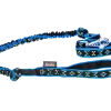 Laisse canicross MANMAT Canicross Line - wild blue