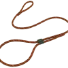 Laisse collier en corde 150 cm x 10 mm, rouge