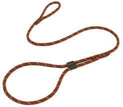 Laisse collier en corde 150 cm x 10 mm, rouge