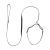 Laisse collier nylon 1.50 m x 12 mm, noir