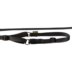 Laisse collier nylon 1.50 m x 12 mm, noir
