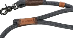 Laisse corde BE NORDIC 1 m x 13 mm gris foncé / brun